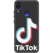 Черный чехол Uprint Xiaomi Redmi Note 7 Tik Tok