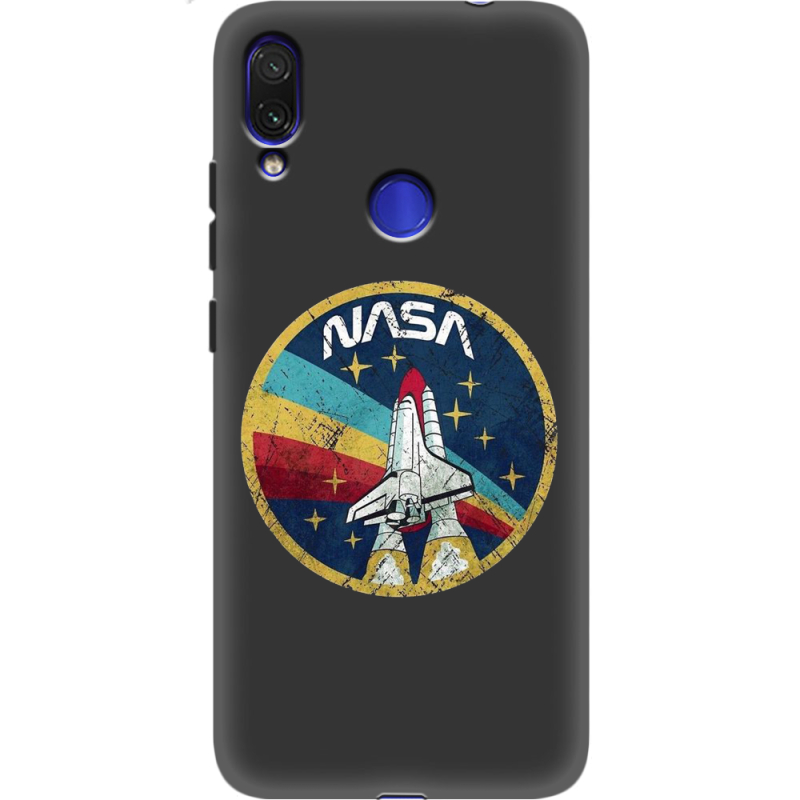 Черный чехол Uprint Xiaomi Redmi Note 7 NASA