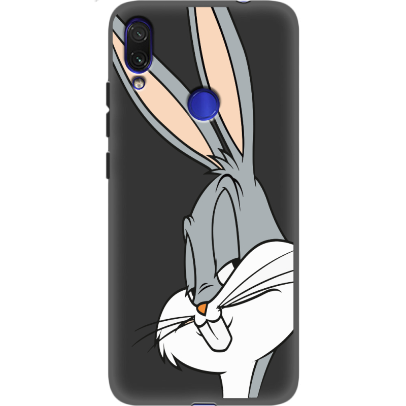 Черный чехол Uprint Xiaomi Redmi Note 7 Lucky Rabbit