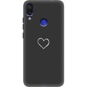 Черный чехол Uprint Xiaomi Redmi Note 7 My Heart