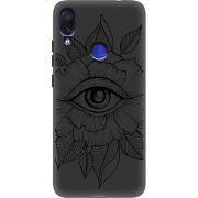 Черный чехол Uprint Xiaomi Redmi Note 7 Eye