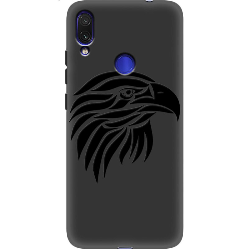 Черный чехол Uprint Xiaomi Redmi Note 7 Eagle