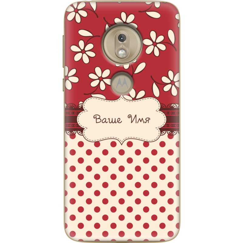 Чехол Uprint Motorola Moto G7 Play XT1952 Именной Polka Dots