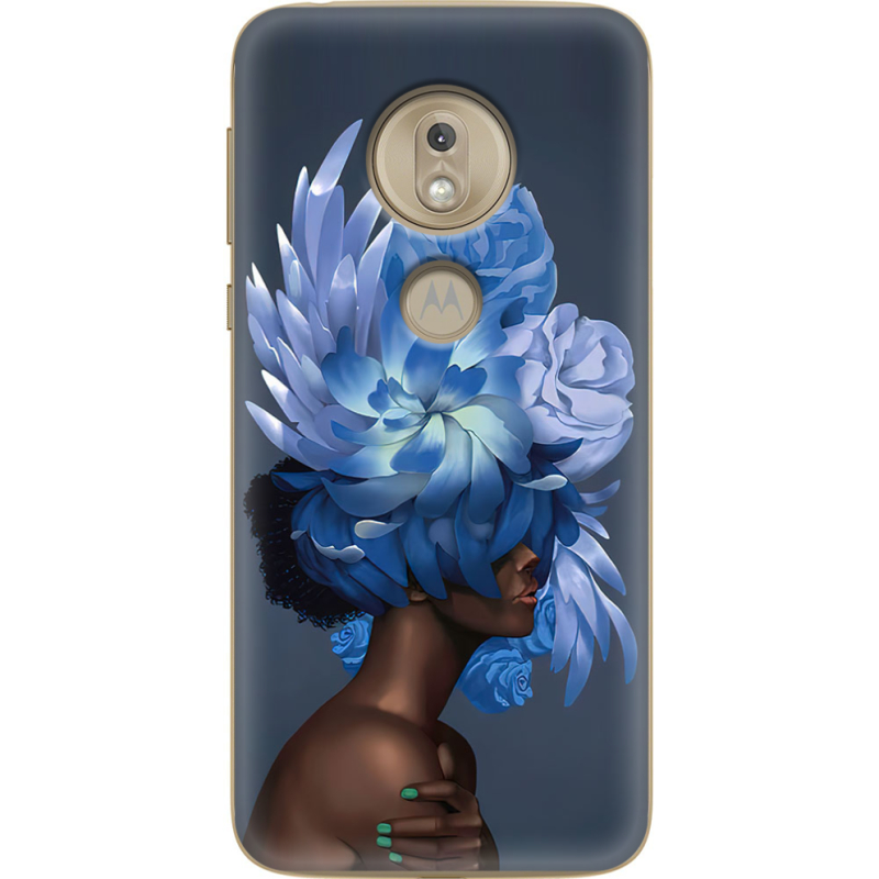 Чехол Uprint Motorola Moto G7 Play XT1952 Exquisite Blue Flowers