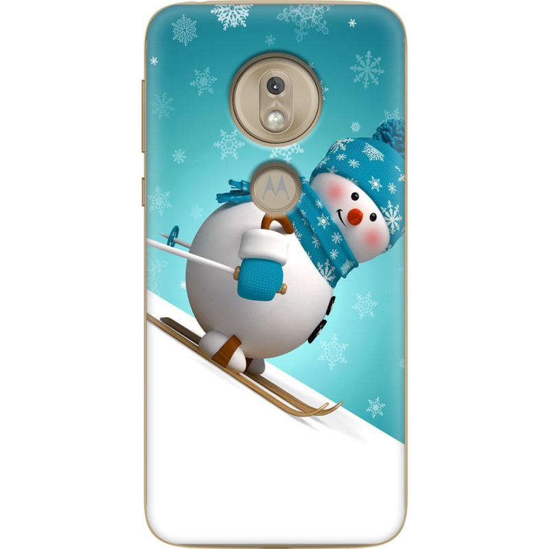 Чехол Uprint Motorola Moto G7 Play XT1952 Skier Snowman