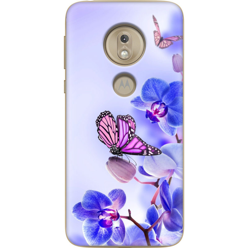 Чехол Uprint Motorola Moto G7 Play XT1952 Orchids and Butterflies