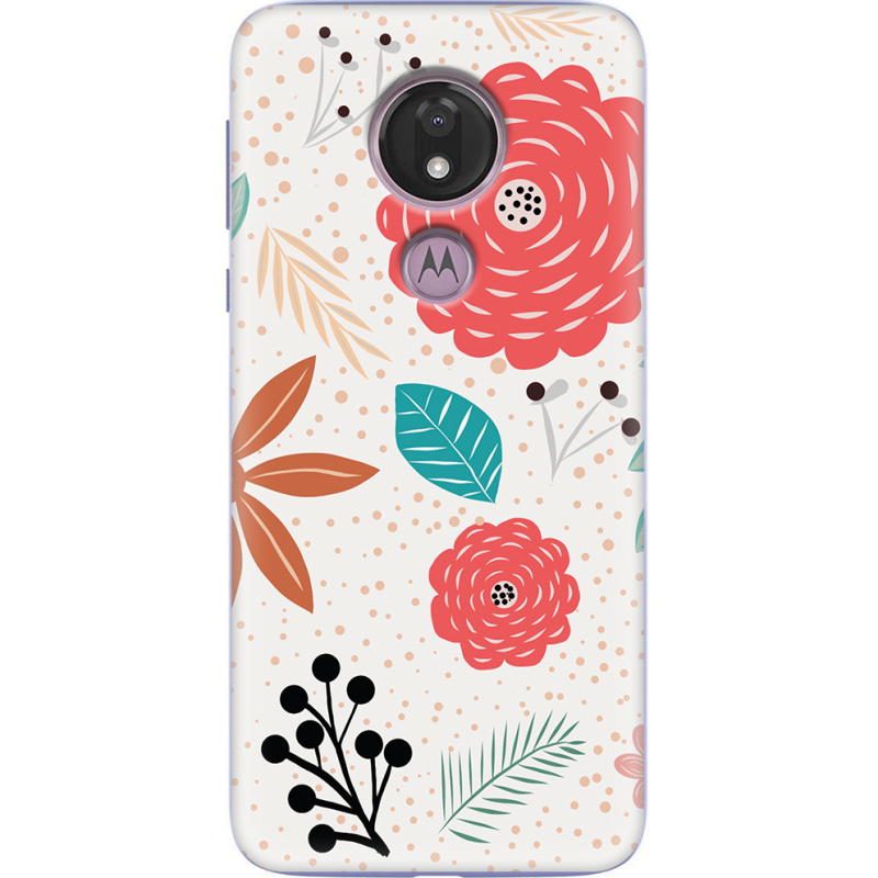 Чехол Uprint Motorola Moto G7 Power XT1955 Line Flowers