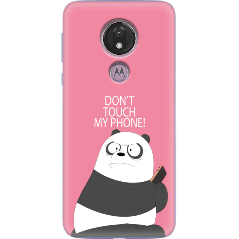 Чехол Uprint Motorola Moto G7 Power XT1955 Dont Touch My Phone Panda