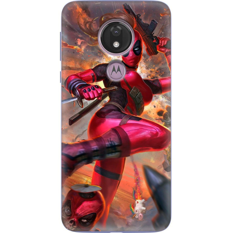 Чехол Uprint Motorola Moto G7 Power XT1955 Woman Deadpool