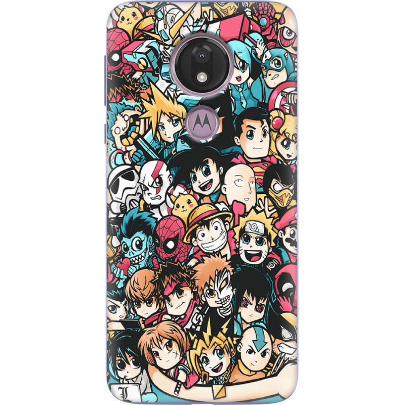 Чехол Uprint Motorola Moto G7 Power XT1955 Anime Stickers