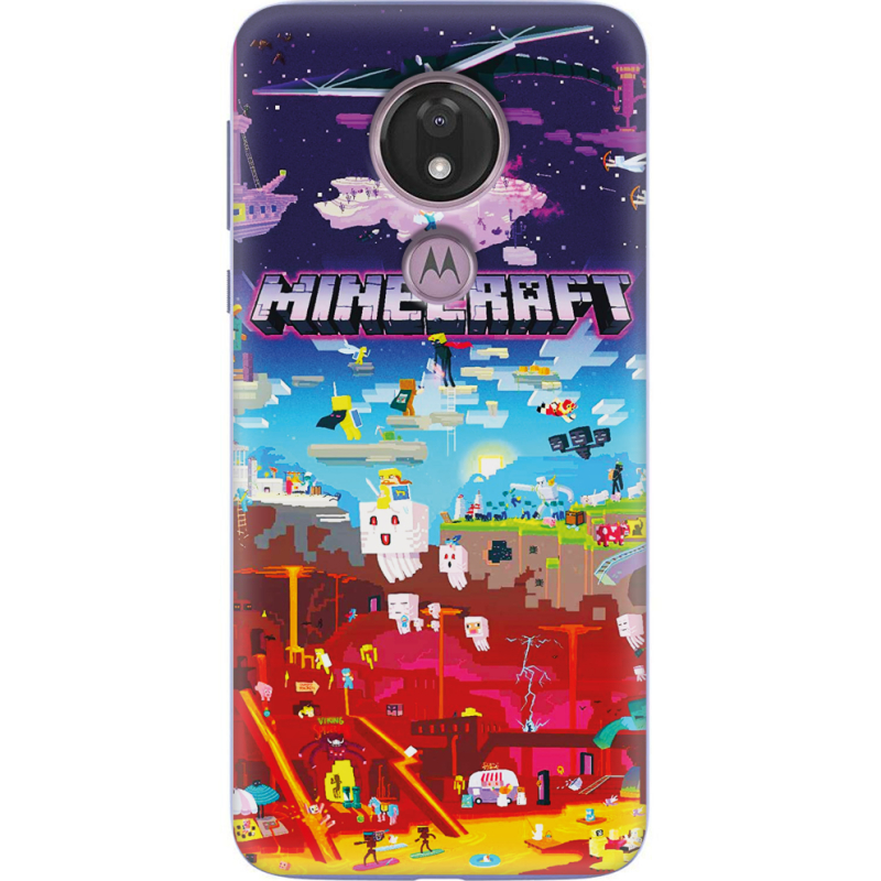 Чехол Uprint Motorola Moto G7 Power XT1955 Minecraft World Beyond