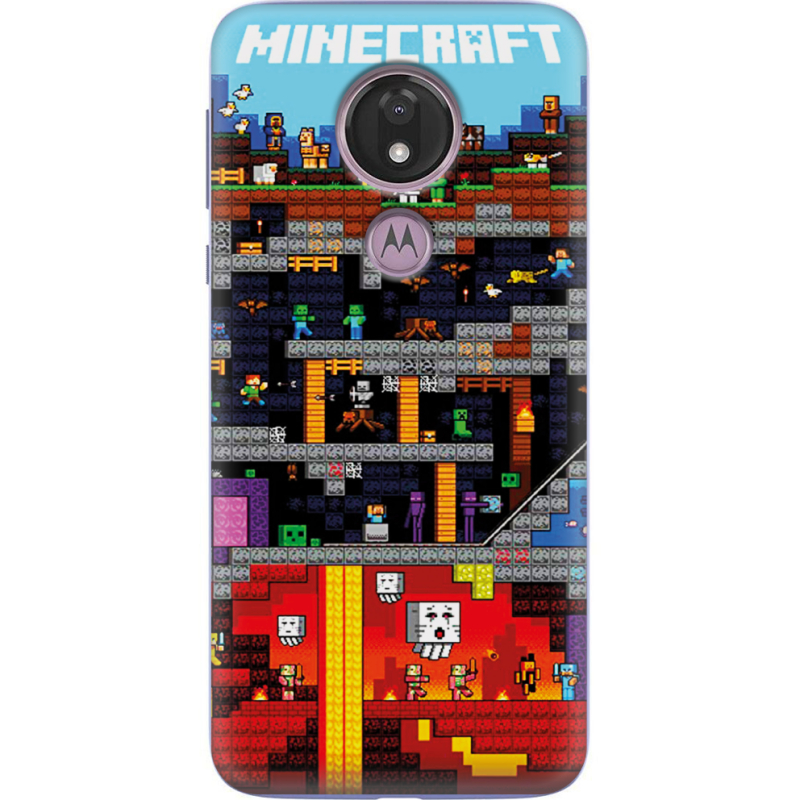 Чехол Uprint Motorola Moto G7 Power XT1955 Minecraft Lode Runner