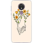 Чехол Uprint Motorola Moto G7 Power XT1955 Flower Hands