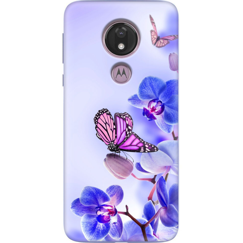 Чехол Uprint Motorola Moto G7 Power XT1955 Orchids and Butterflies