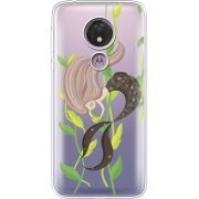 Прозрачный чехол Uprint Motorola Moto G7 Power XT1955 Cute Mermaid