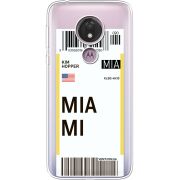 Прозрачный чехол Uprint Motorola Moto G7 Power XT1955 Ticket Miami