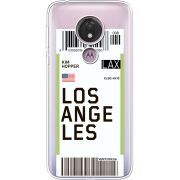 Прозрачный чехол Uprint Motorola Moto G7 Power XT1955 Ticket Los Angeles