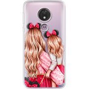 Прозрачный чехол Uprint Motorola Moto G7 Power XT1955 Mouse Girls