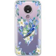 Прозрачный чехол Uprint Motorola Moto G7 Power XT1955 Spring Bird