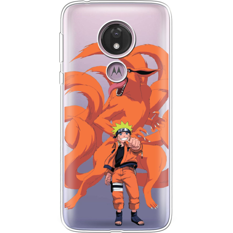 Прозрачный чехол Uprint Motorola Moto G7 Power XT1955 Naruto and Kurama