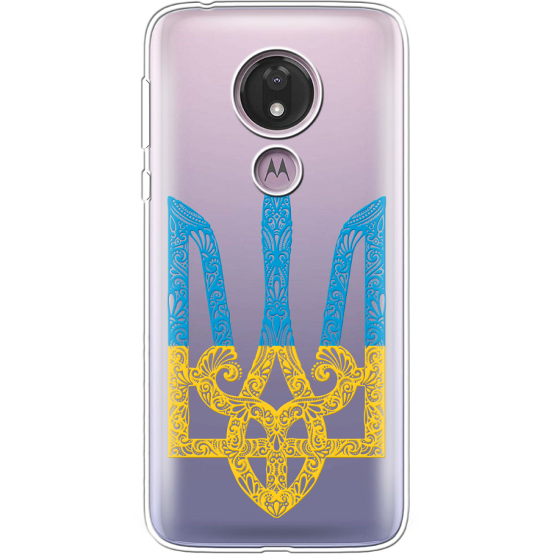 Прозрачный чехол Uprint Motorola Moto G7 Power XT1955 Gold Trident