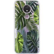 Прозрачный чехол Uprint Motorola Moto G7 Power XT1955 Palm Tree