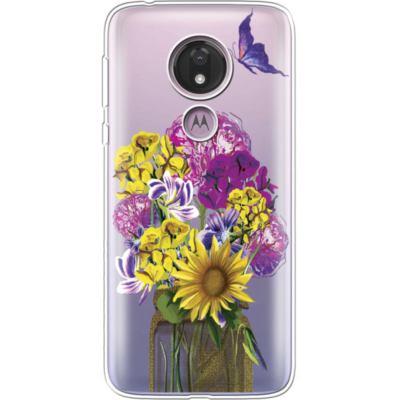 Прозрачный чехол Uprint Motorola Moto G7 Power XT1955 My Bouquet