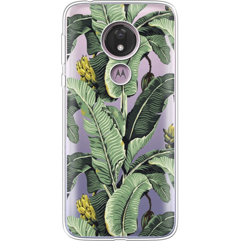 Прозрачный чехол Uprint Motorola Moto G7 Power XT1955 Banana Leaves