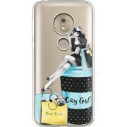 Прозрачный чехол Uprint Motorola Moto G7 Play XT1952 City Girl