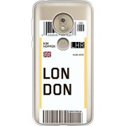 Прозрачный чехол Uprint Motorola Moto G7 Play XT1952 Ticket London