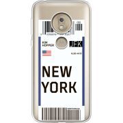 Прозрачный чехол Uprint Motorola Moto G7 Play XT1952 Ticket New York