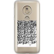 Прозрачный чехол Uprint Motorola Moto G7 Play XT1952 Blah Blah