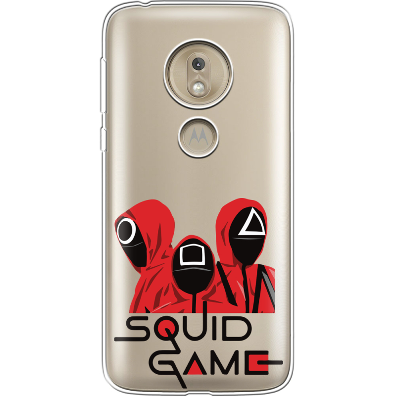 Прозрачный чехол Uprint Motorola Moto G7 Play XT1952 siquid game люди в красном