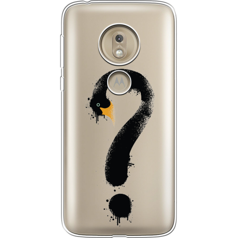 Прозрачный чехол Uprint Motorola Moto G7 Play XT1952 Swan question