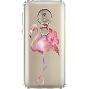 Прозрачный чехол Uprint Motorola Moto G7 Play XT1952 Floral Flamingo