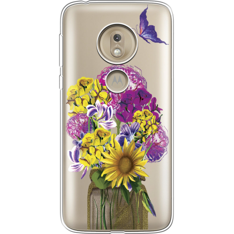 Прозрачный чехол Uprint Motorola Moto G7 Play XT1952 My Bouquet