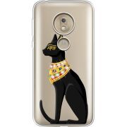 Чехол со стразами Motorola Moto G7 Play XT1952 Egipet Cat