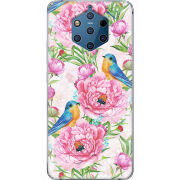 Чехол Uprint Nokia 9 Birds and Flowers