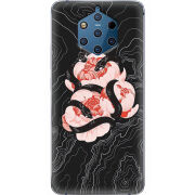 Чехол Uprint Nokia 9 Snake Rose