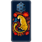 Чехол Uprint Nokia 9 Petrykivka Leopard