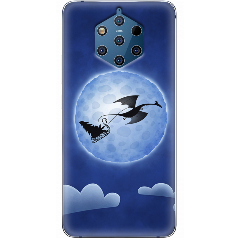 Чехол Uprint Nokia 9 Christmas Dragon