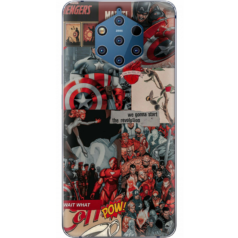 Чехол Uprint Nokia 9 Marvel Avengers