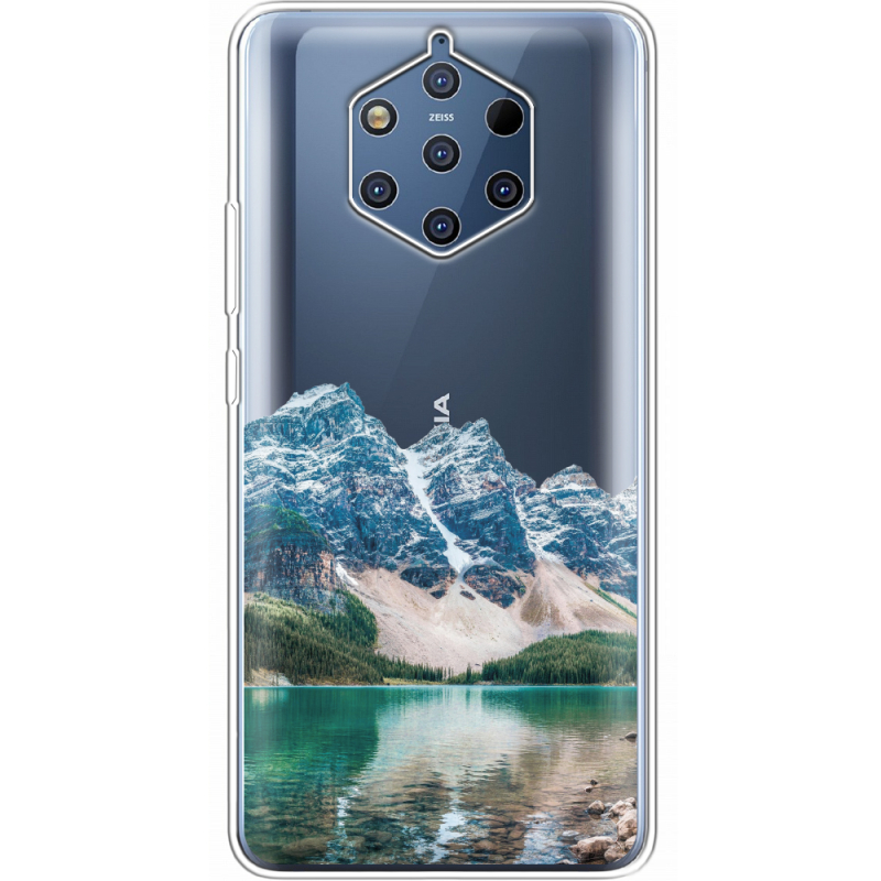 Прозрачный чехол Uprint Nokia 9 Blue Mountain