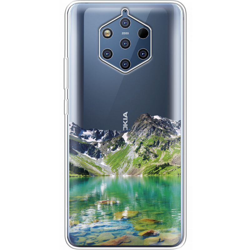 Прозрачный чехол Uprint Nokia 9 Green Mountain