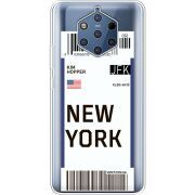 Прозрачный чехол Uprint Nokia 9 Ticket New York