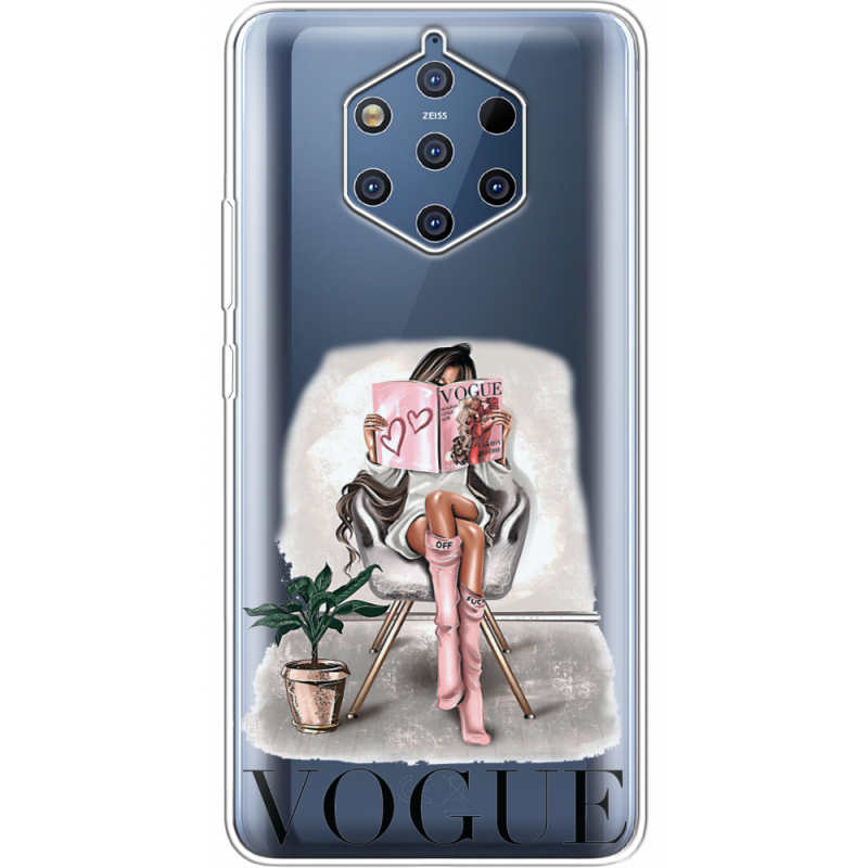 Прозрачный чехол Uprint Nokia 9 VOGUE