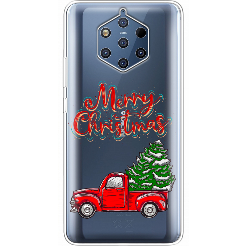 Прозрачный чехол Uprint Nokia 9 Holiday Car