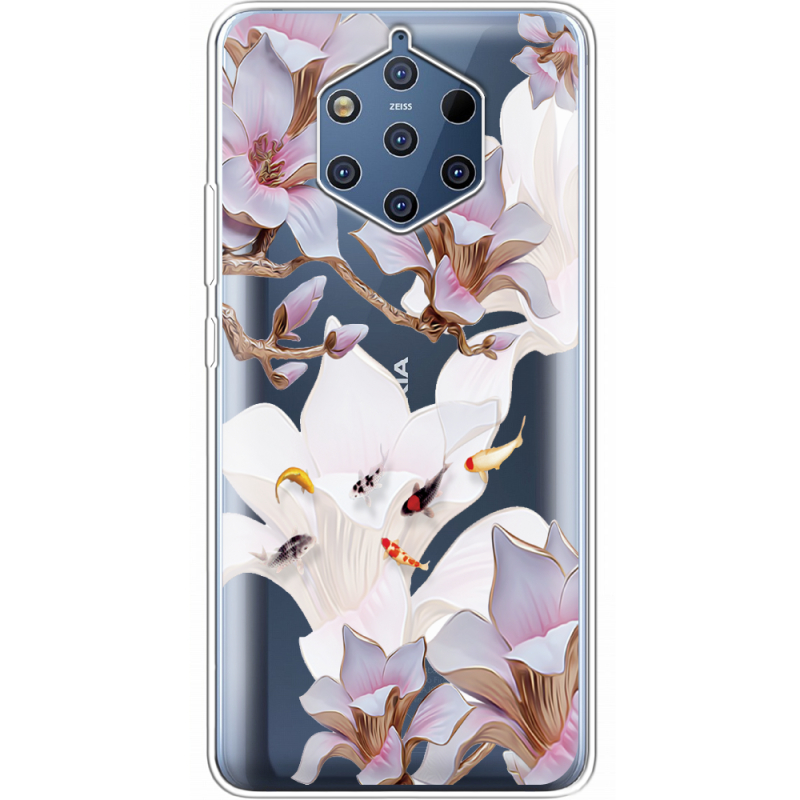 Прозрачный чехол Uprint Nokia 9 Chinese Magnolia