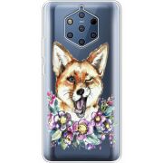 Прозрачный чехол Uprint Nokia 9 Winking Fox