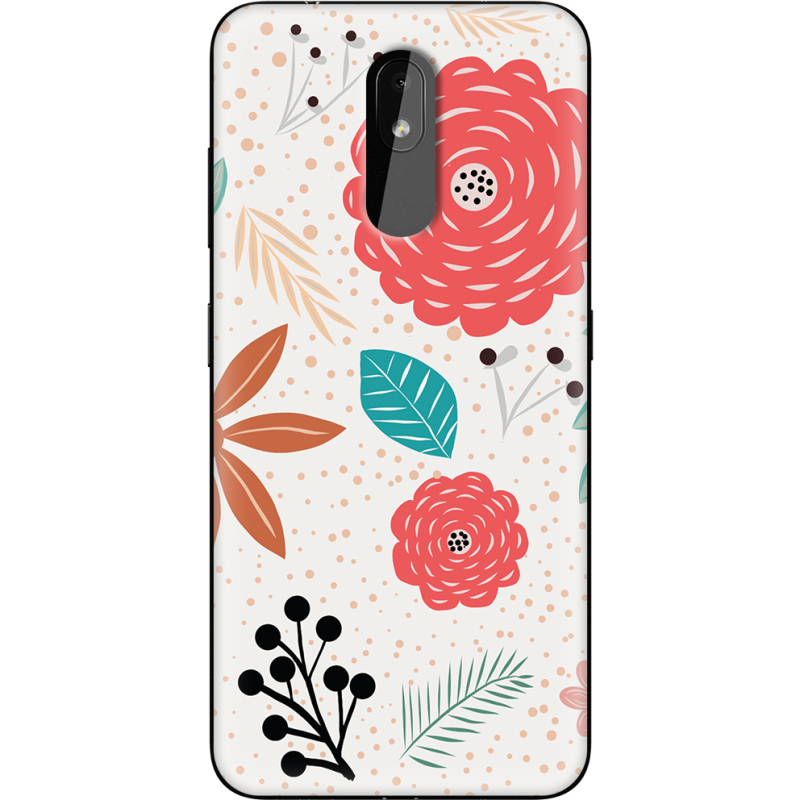 Чехол Uprint Nokia 3.2 Line Flowers